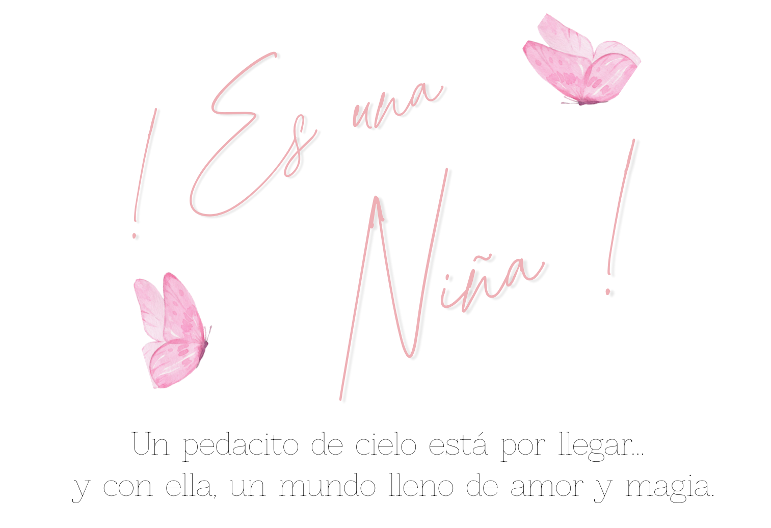 Es una niña